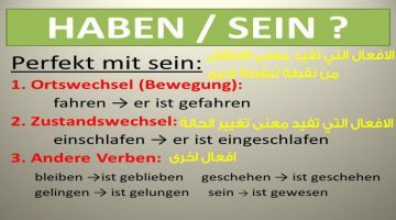 Übung : Das Perfekt ( sein oder haben )