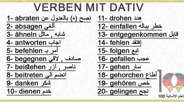 Übung : Verben mit Dativ